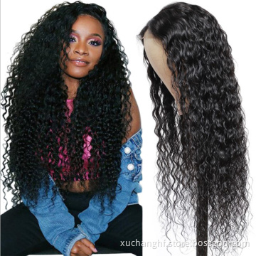 Vendor Hd Transparent Swiss Lace Front Wig Human Hair 360 Lace Frontal Wig Straight Glueless Brazilian 100% Virgin Full Lace Wig